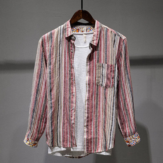 Linen Stripe Shirt