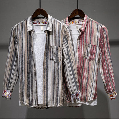 Linen Stripe Shirt