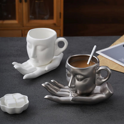 Sculpté Face Coffee Set