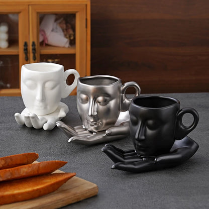 Sculpté Face Coffee Set