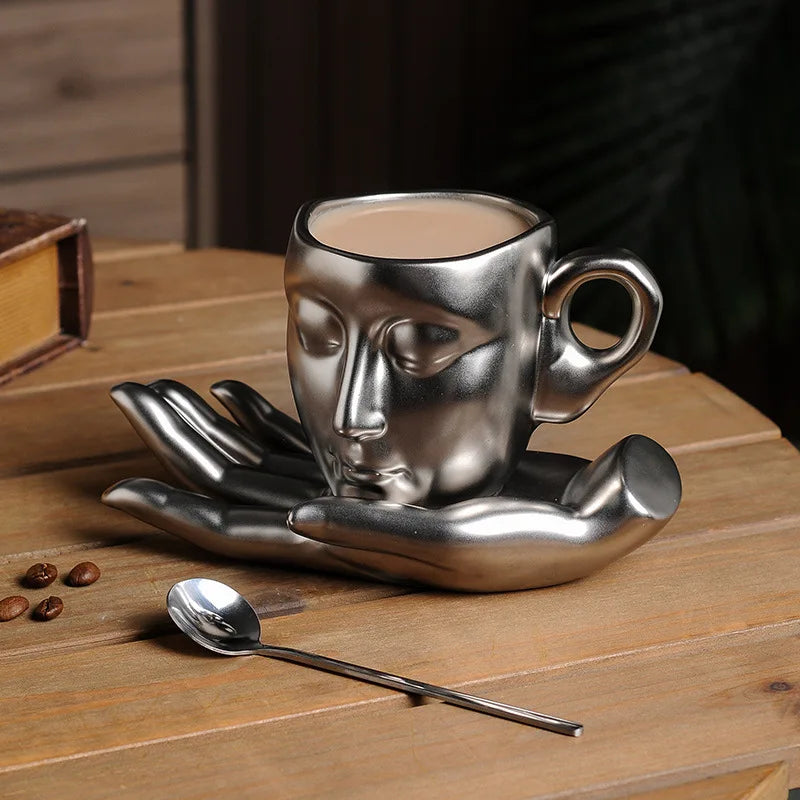 Sculpté Face Coffee Set