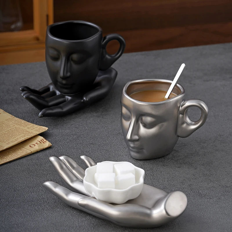 Sculpté Face Coffee Set