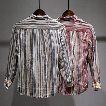 Linen Stripe Shirt